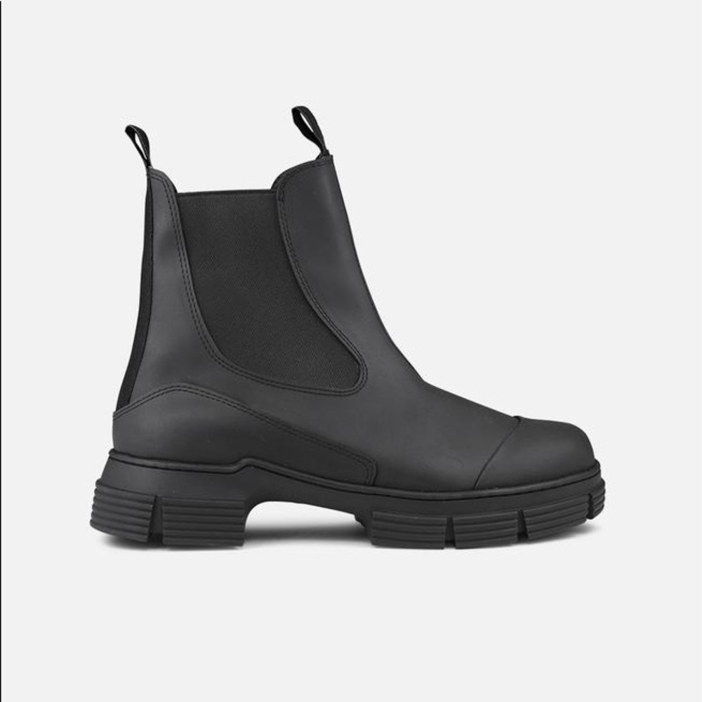 GANNI Recycled Rubber Boots 38